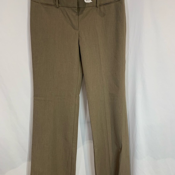 Ann Taylor Pants - Ann Taylor Tan Trousers with Flared Leg